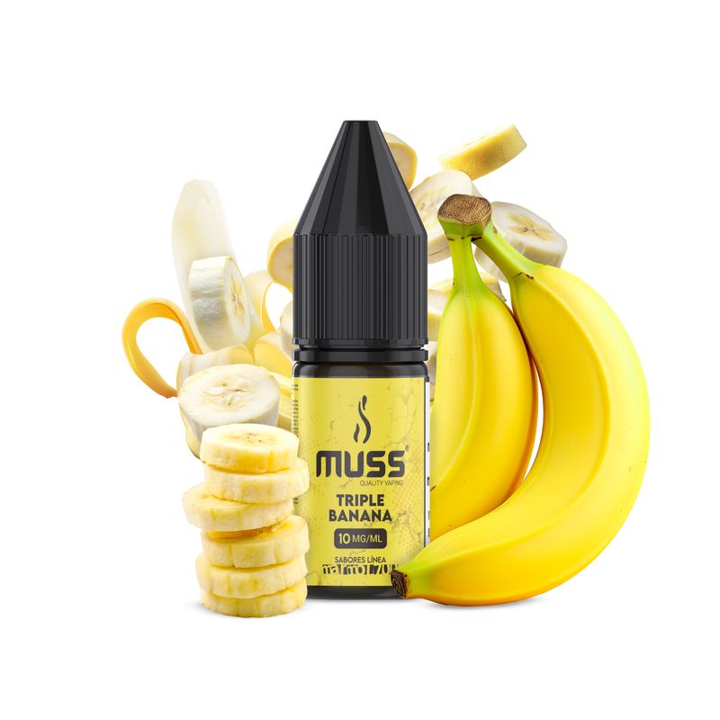 MUSS NICOTINE SALT TRIPLE BANANA ICE 10MG MUSS NICOTINE SALT TRIPLE BANANA ICE 10MG