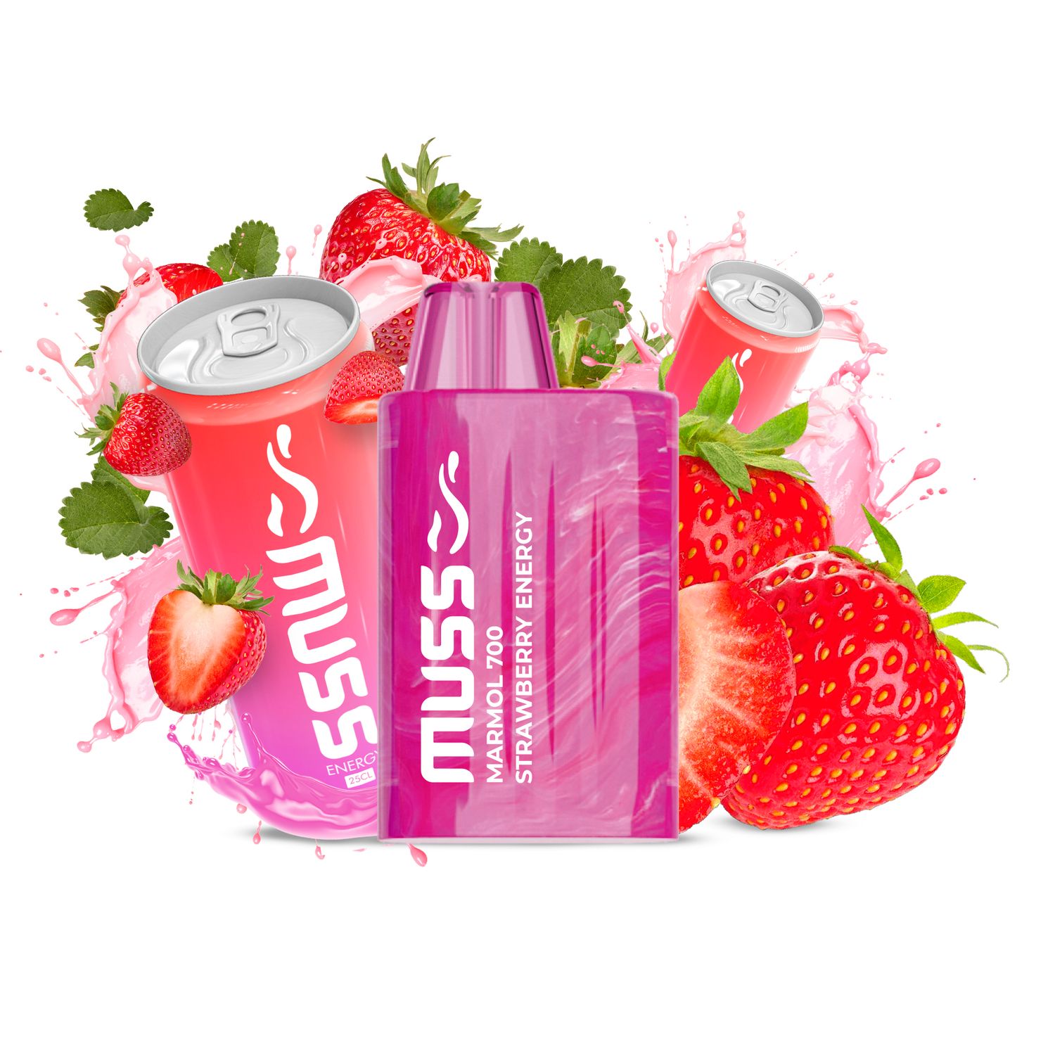 MUSS MARMOL 700 STRAWBERRY ENERGY 20MG