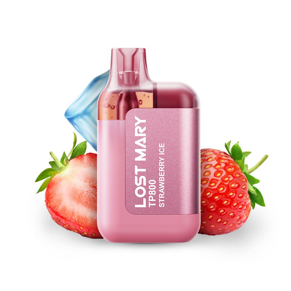 LOST MARY TP800 STRAWBERRY ICE 20MG LOST MARY TP800 STRAWBERRY ICE 20MG