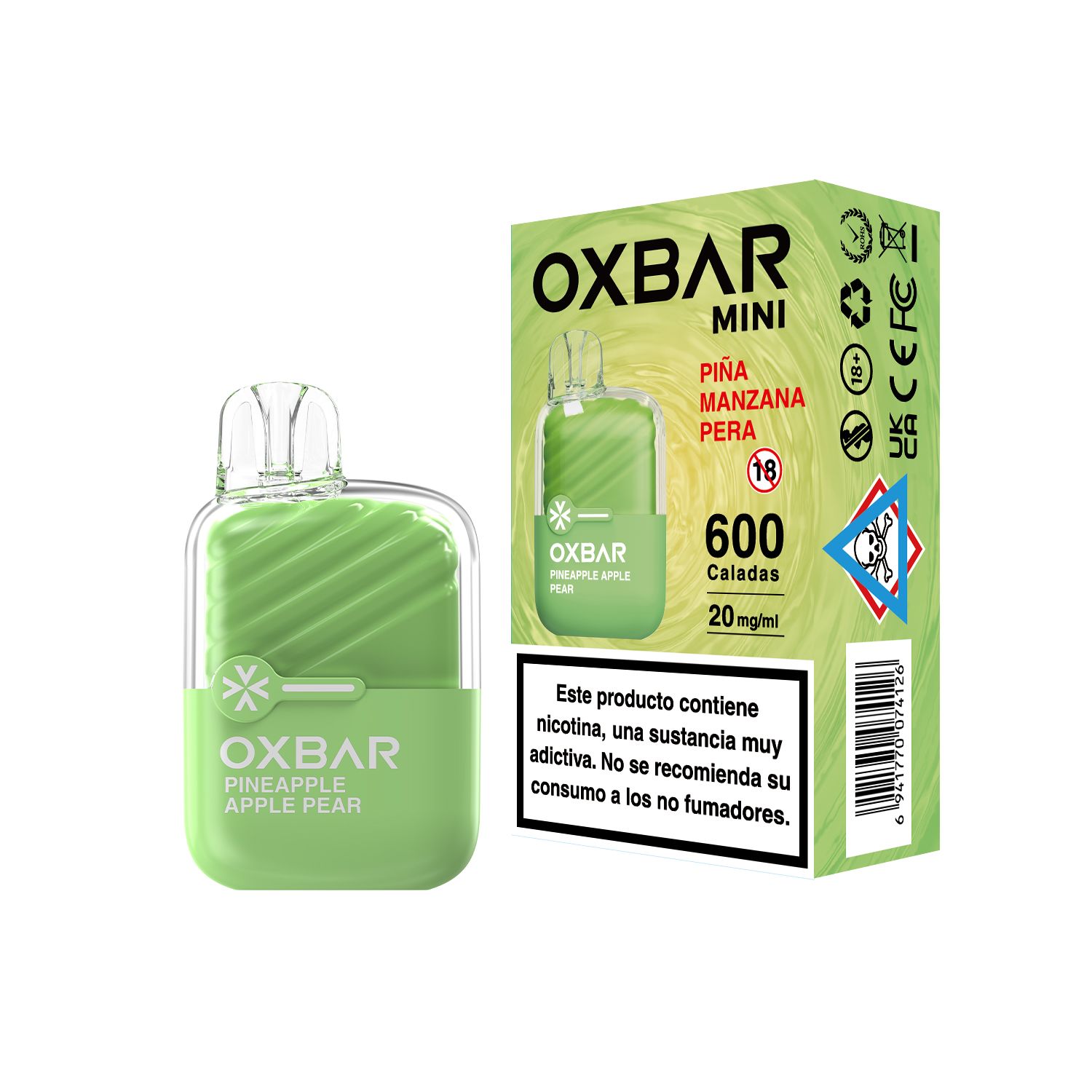 OXBAR MINI PINEAPPLE APPLE PEAR 20MG