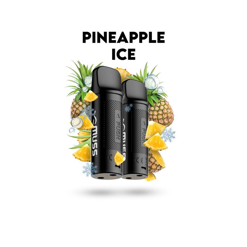MUSS MARMOL PRO PINEAPPLE ICE 20 MG (PACK DE 2 CARTUCHOS POD)