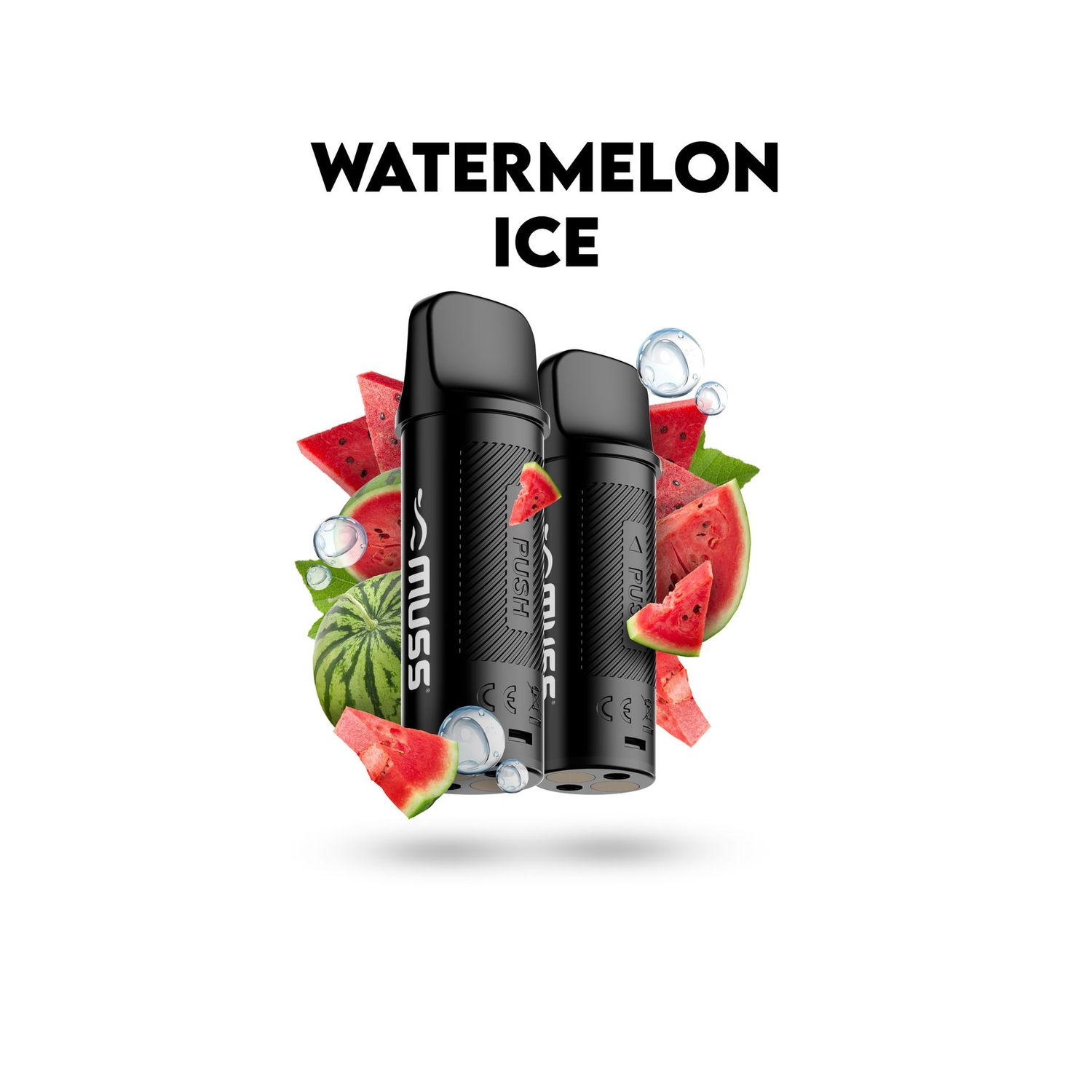 MUSS MARMOL PRO WATERMELON ICE 20 MG (PACK DE 2 CARTUCHOS POD)