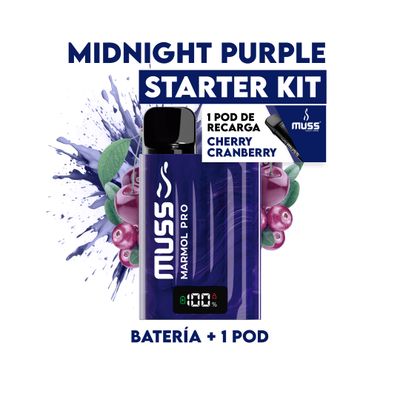 MUSS MARMOL PRO MIDNIGHT PURPLE STARTER KIT 20MG MUSS MARMOL PRO MIDNIGHT PURPLE STARTER KIT 20MG