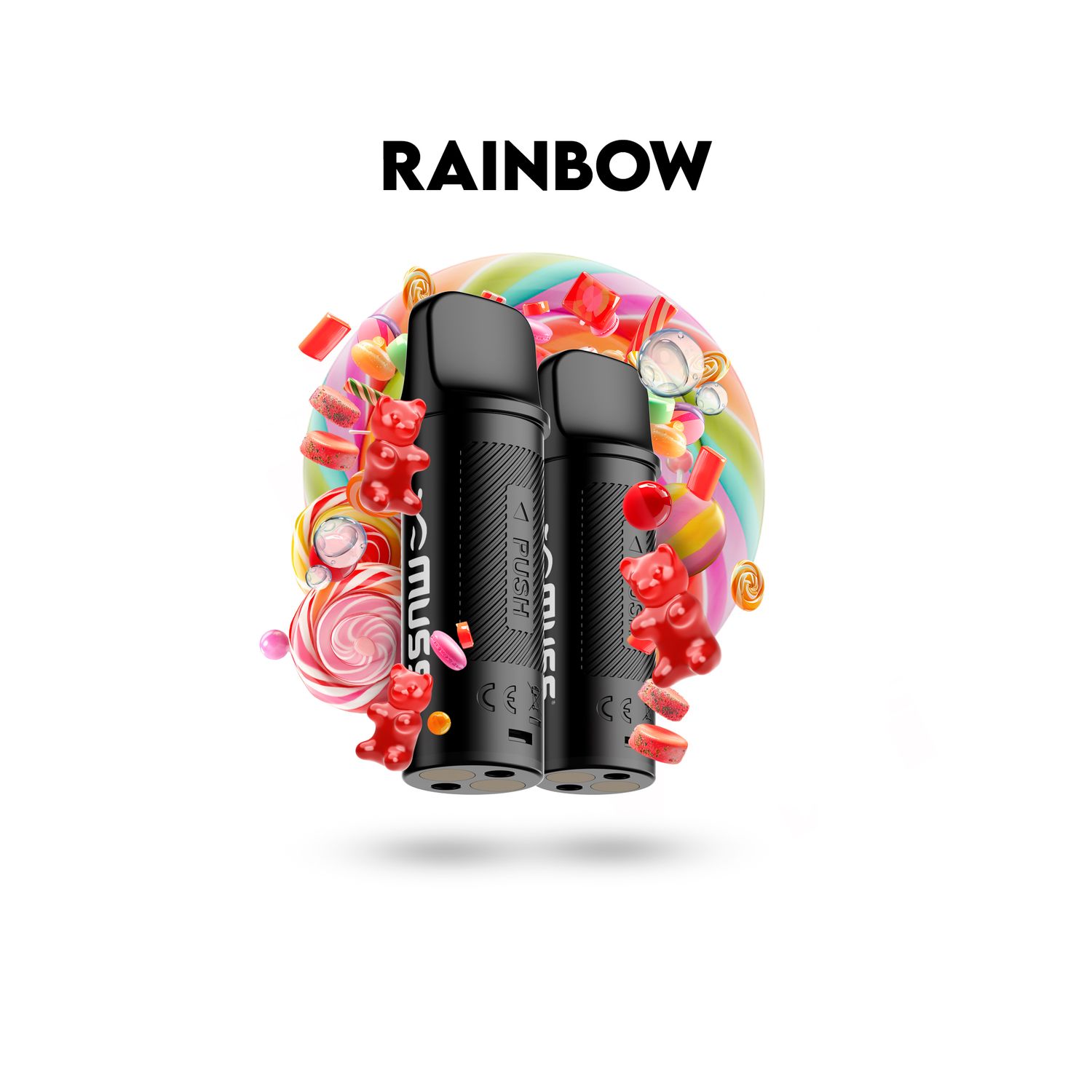 MUSS MARMOL PRO RAINBOW 20MG (PACK DE 2 CARTUCHOS POD)