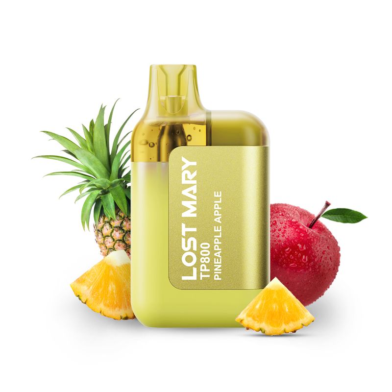 LOST MARY TP800 PINEAPPLE APPLE 20MG LOST MARY TP800 PINEAPPLE APPLE 20MG