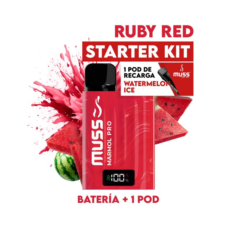 MUSS MARMOL PRO RUBY RED STARTER KIT 20MG MUSS MARMOL PRO RUBY RED STARTER KIT 20MG