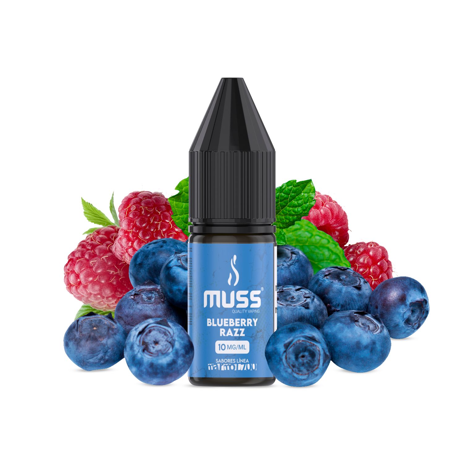 MUSS NICOTINE SALT BLUEBERRY RAZZ 10MG