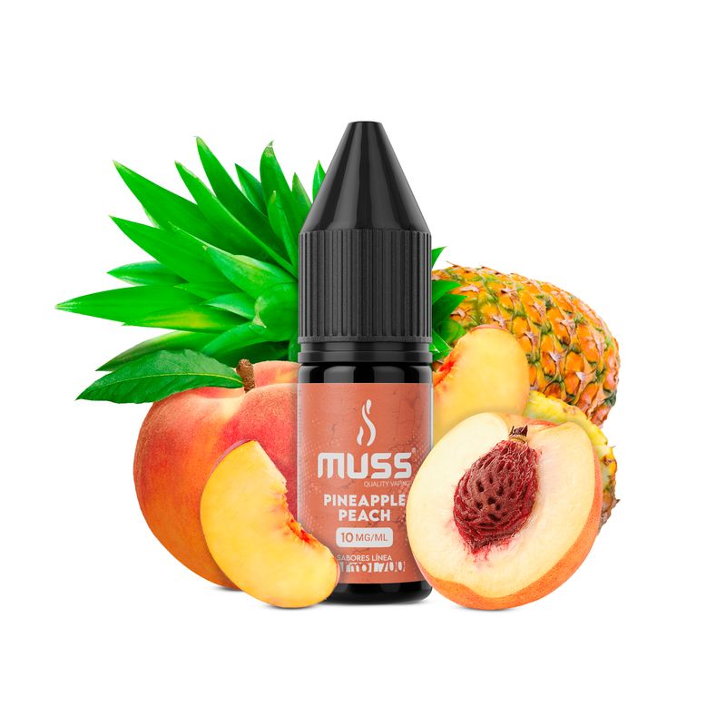MUSS NICOTINE SALT PINEAPPLE PEACH 10MG MUSS NICOTINE SALT PINEAPPLE PEACH 10MG