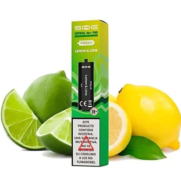 SKE CRYSTAL 4 EN 1 PREFIILLED POD LEMON LIME 20MG
