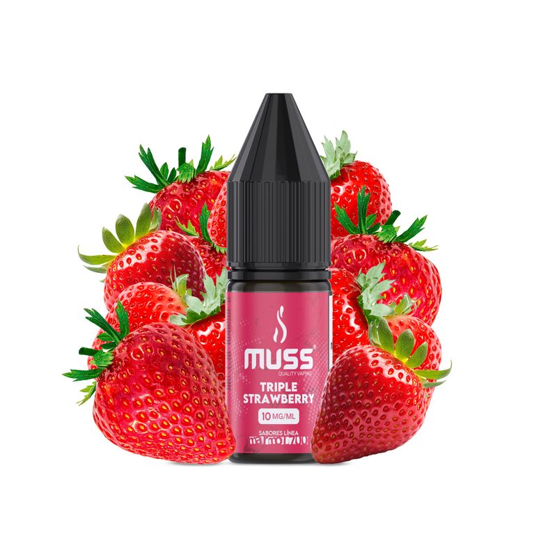 MUSS NICOTINE SALT TRIPLE STRAWBERRY 20MG MUSS NICOTINE SALT TRIPLE STRAWBERRY 20MG