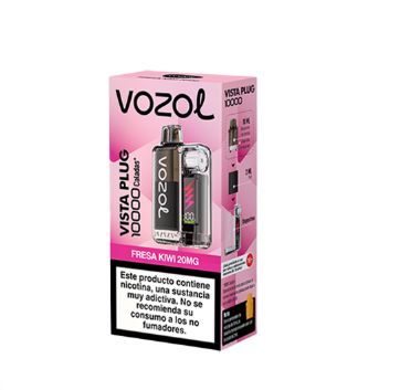 VOZOL VISTA PLUG KIT FRESA KIWI 20 MG (10000 CALADAS)