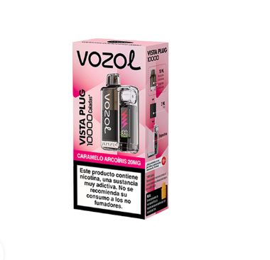 VOZOL VISTA PLUG KIT CARAMELO ARCOIRIS 20 MG (10000 CALADAS)