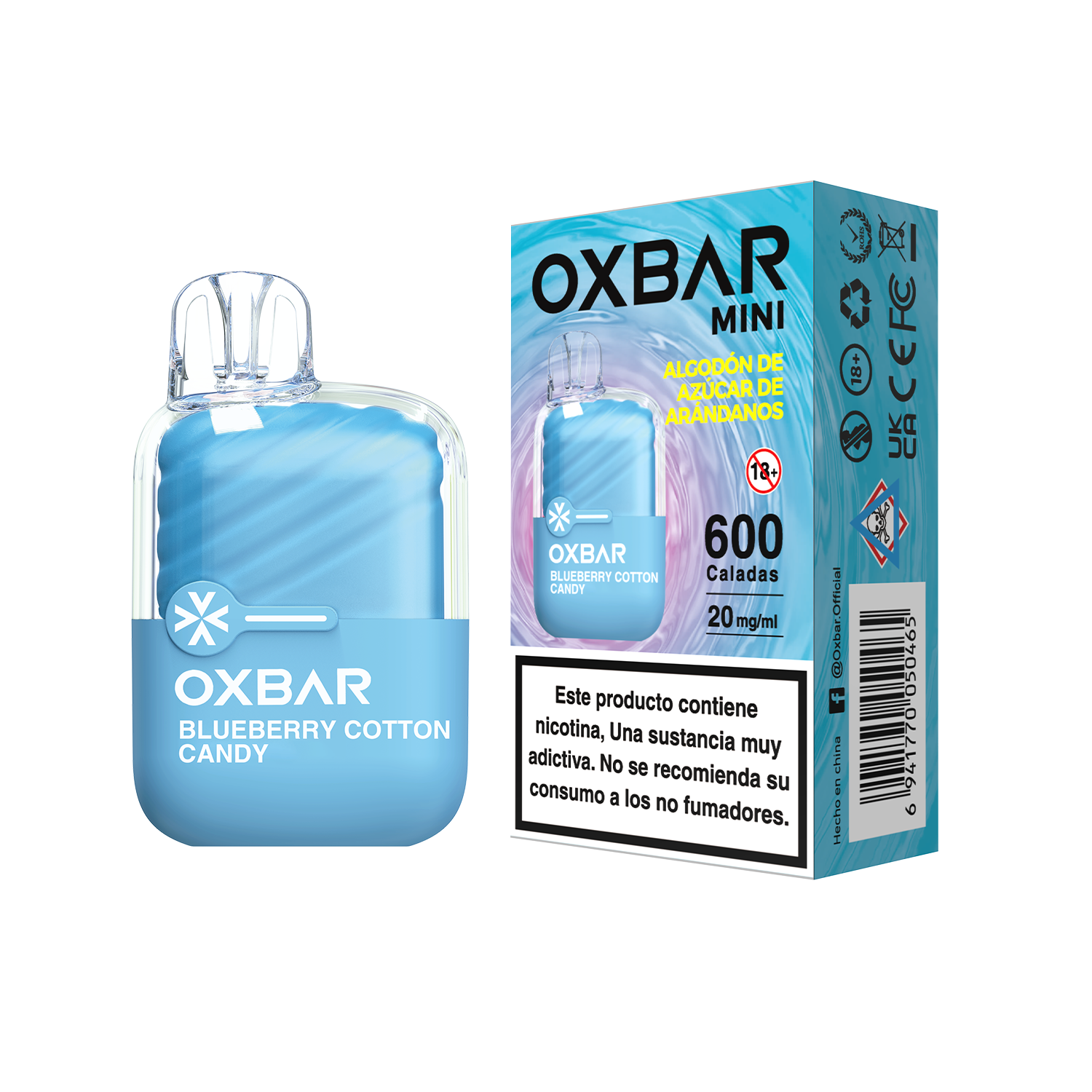 OXBAR MINI WATERMELON BERRY BUBBLES 20MG