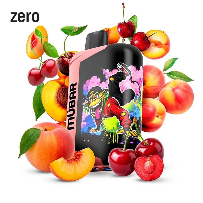 MÜBAR EDEN BEAST 50K DISPOSABLE CHERRY PEACH 0MG 18ML