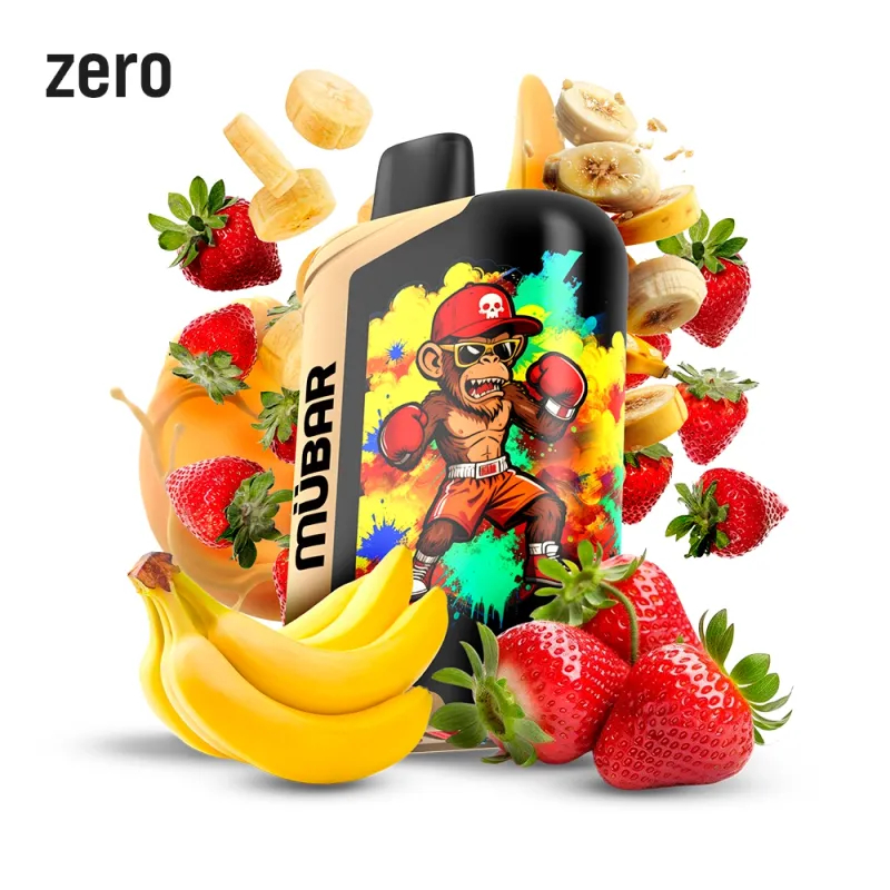 MÜBAR EDEN BEAST 50K DISPOSABLE STRAWBERRY BANANA 0MG 18ML