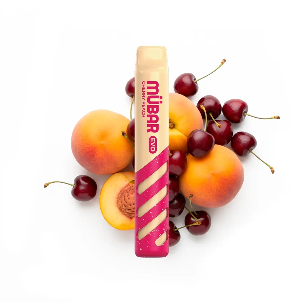 MÜBAR EVO 800 DISPOSABLE CHERRY PEACH 20MG