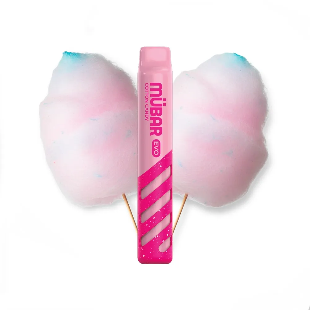 MÜBAR EVO 800 DISPOSABLE COTTON CANDY 20MG MÜBAR EVO 800 DISPOSABLE COTTON CANDY 20MG