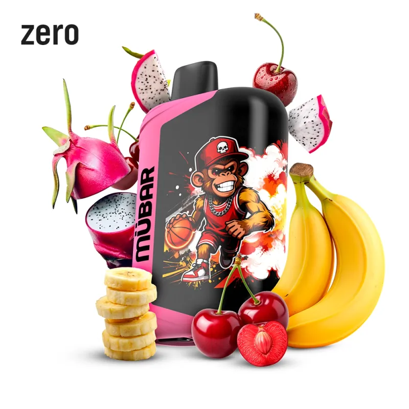 MÜBAR EDEN BEAST 50K DISPOSABLE DRAGON FRUIT BANANA CHERRY 0MG 18ML
