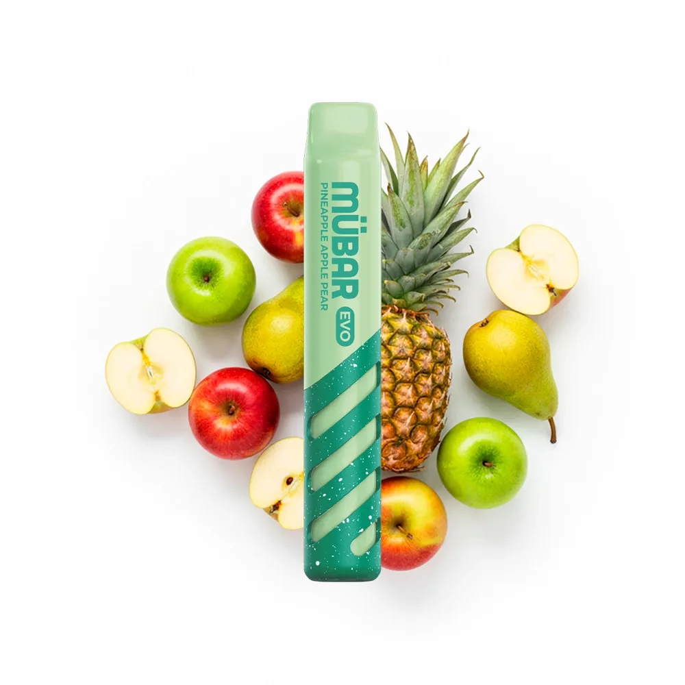 MÜBAR EVO 800 DISPOSABLE PINEAPPLE APPLE PEAR 20MG MÜBAR EVO 800 DISPOSABLE PINEAPPLE APPLE PEAR 20MG