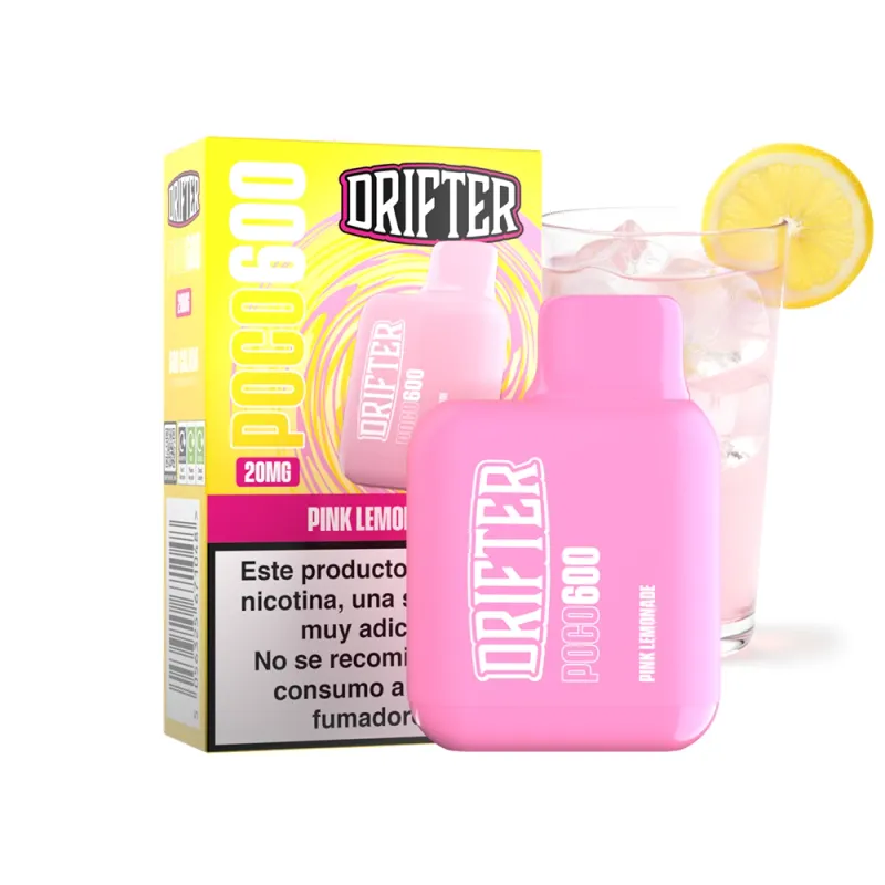DRIFTER DISPOSABLE POCO 600  PINK LEMONADE 20MG