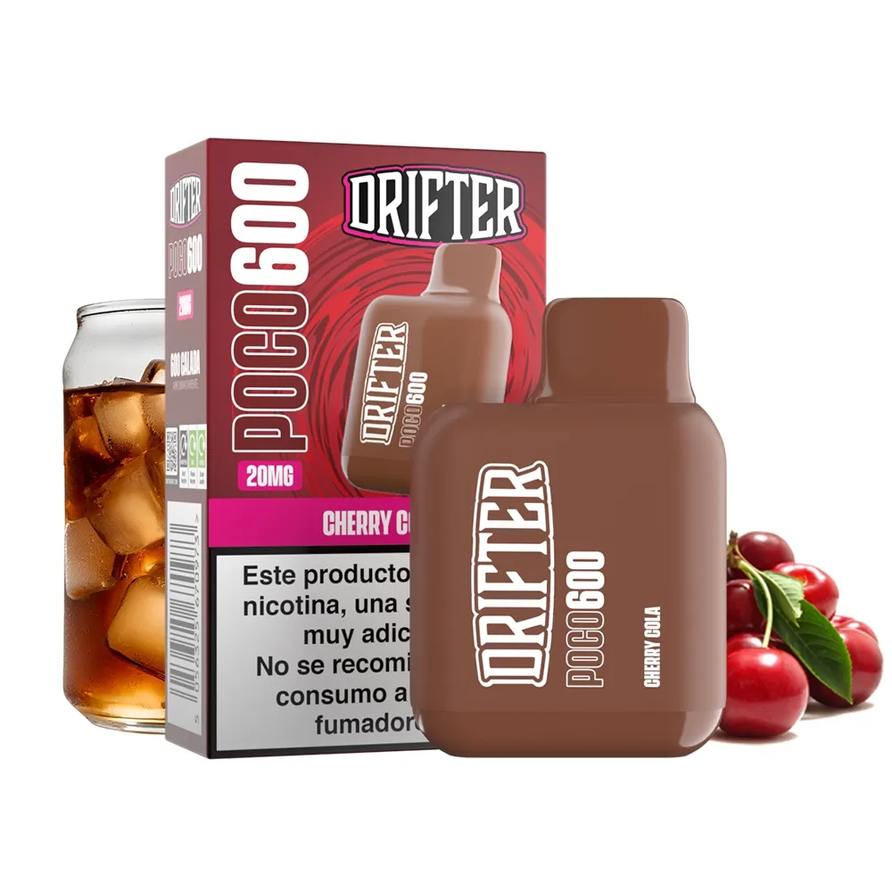 DRIFTER DISPOSABLE POCO 600 CHERRY COLA 20MG