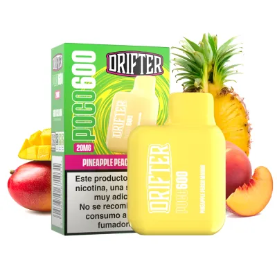 DRIFTER DISPOSABLE POCO 600 PINEAPPLE PEACH MANGO 20MG DRIFTER DISPOSABLE POCO 600 PINEAPPLE PEACH MANGO 20MG