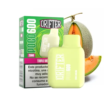 DRIFTER DISPOSABLE POCO 600 TRIPLE MELON 20MG