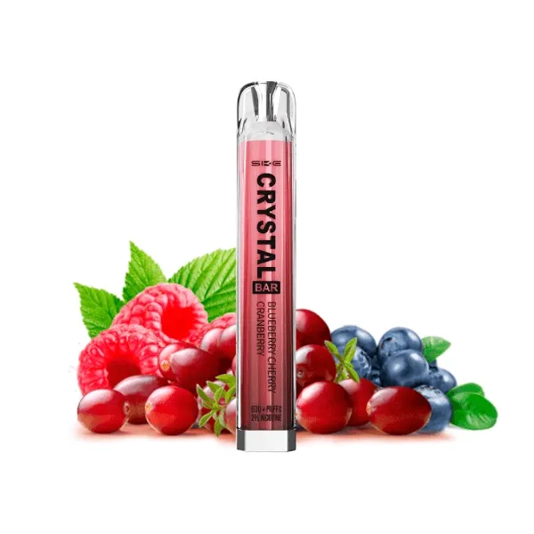 SKE DISPOSABLE CRYSTAL BAR BLUEBERRY CHERRY CRANBERRY 20MG
