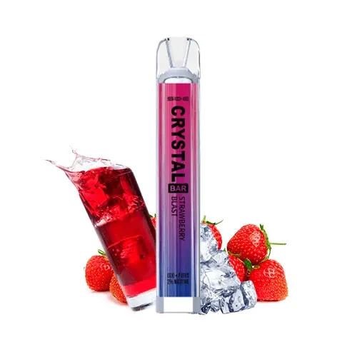 SKE DISPOSABLE CRYSTAL BAR STRAWBERRY BLAST 20MG