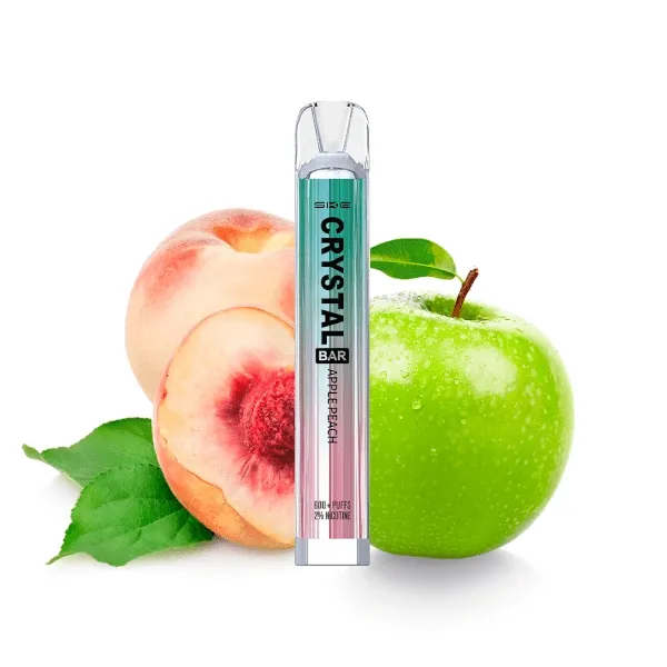 SKE DISPOSABLE CRYSTAL BAR APPLE PEACH 20MG