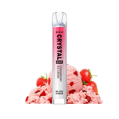 SKE DISPOSABLE CRYSTAL BAR STRAWBERRY ICE CREAM 20MG