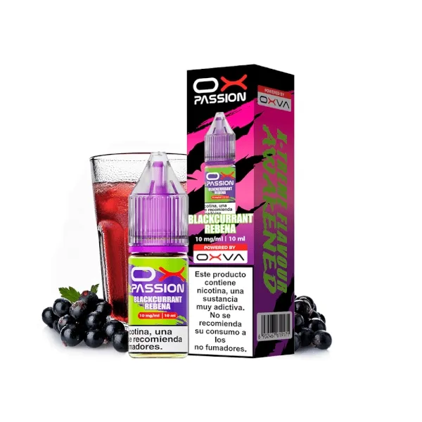 OXVA OX PASSION SALTS BLACKCURRANT REBENA 10ML