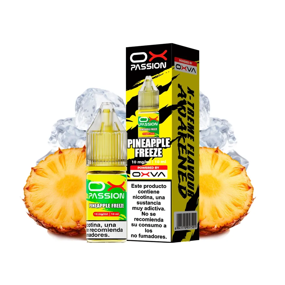 OXVA OX PASSION SALTS PINEAPPLE FREEZE 10ML 15MG OXVA OX PASSION SALTS PINEAPPLE FREEZE 10ML 15MG