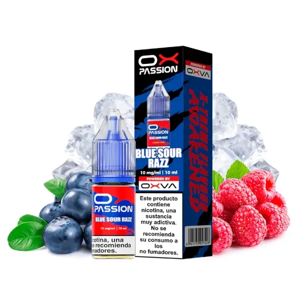 OXVA OX PASSION SALTS BLUE SOUR RAZZ 10ML