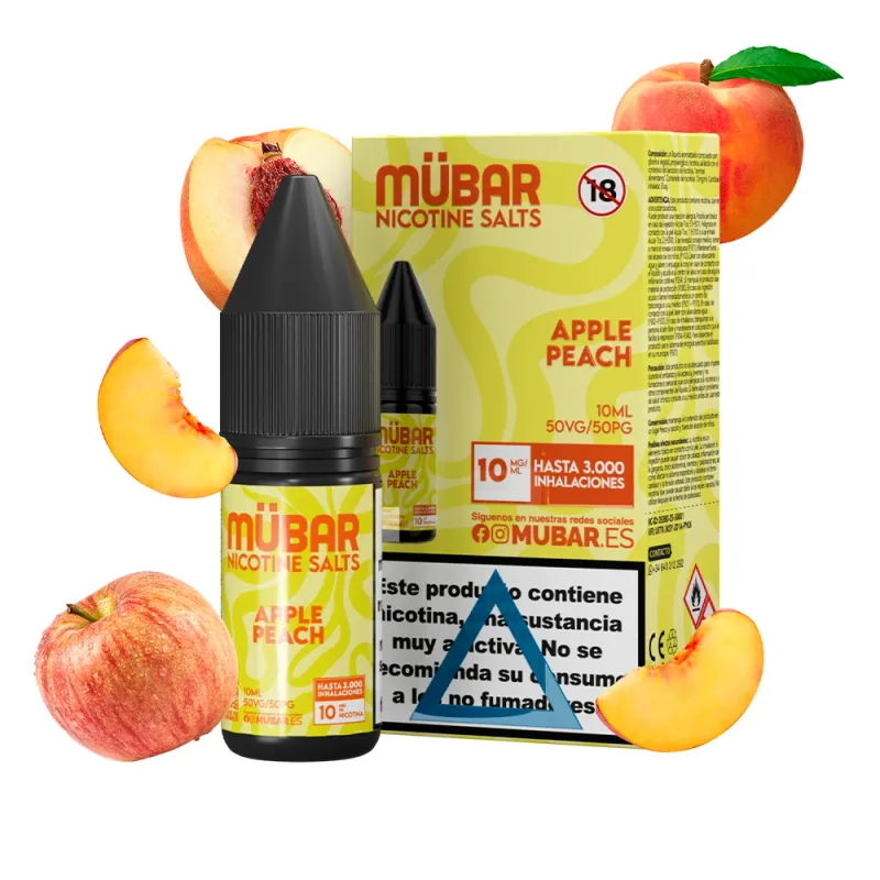 MÜBAR SALTS APPLE PEACH 10ML