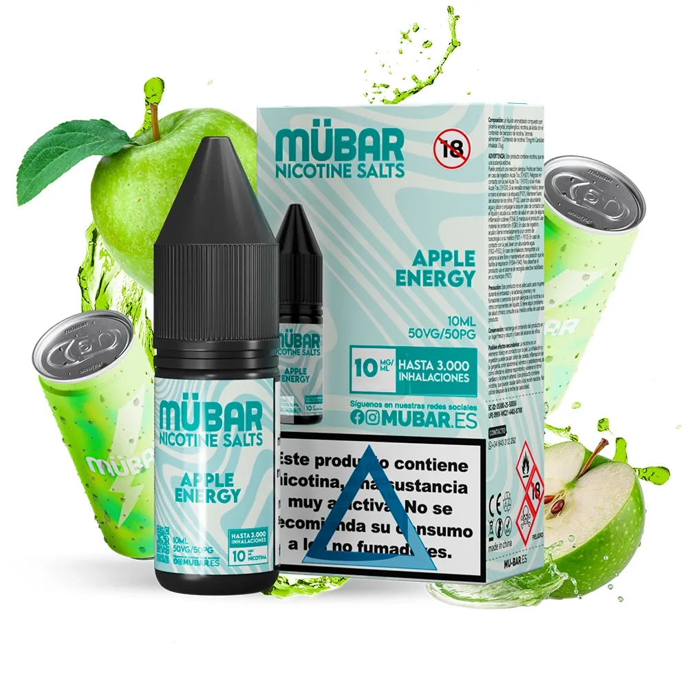 MÜBAR SALTS APPLE ENERGY 10ML MÜBAR SALTS APPLE ENERGY 10ML