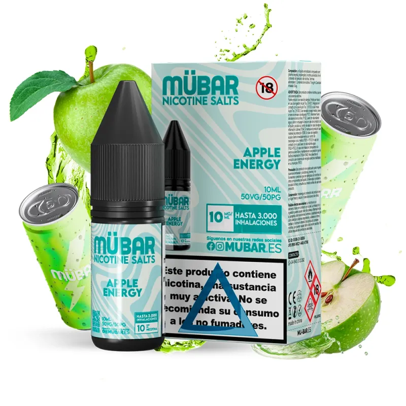 MÜBAR SALTS APPLE ENERGY 10ML