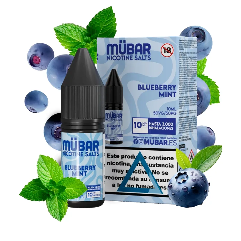 MÜBAR SALTS BLUEBERRY MINT 10ML