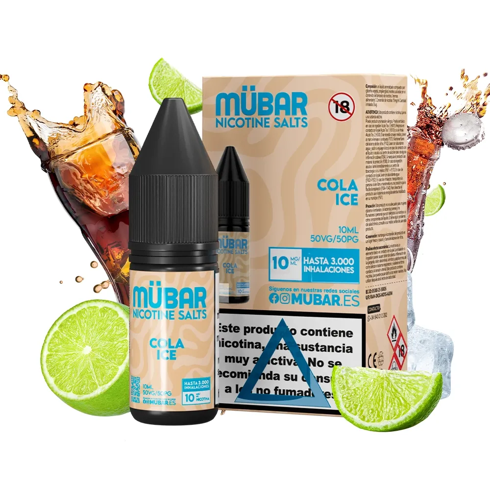 MÜBAR SALTS COLA ICE 10ML MÜBAR SALTS COLA ICE 10ML