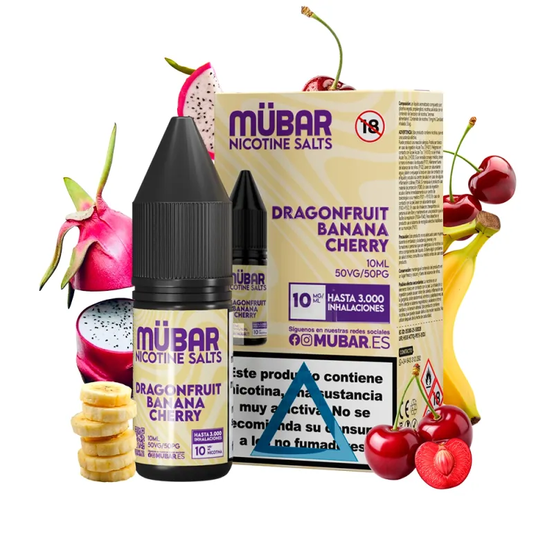 MÜBAR SALTS DRAGONFRUIT BANANA CHERRY 10ML