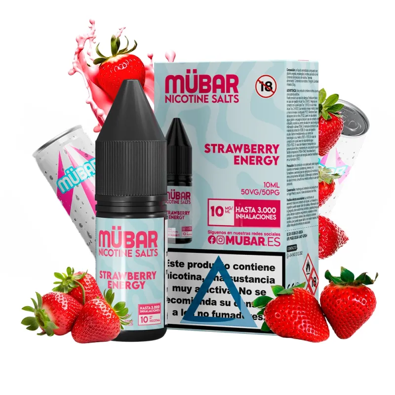 MÜBAR SALTS STRAWBERRY ENERGY 10ML