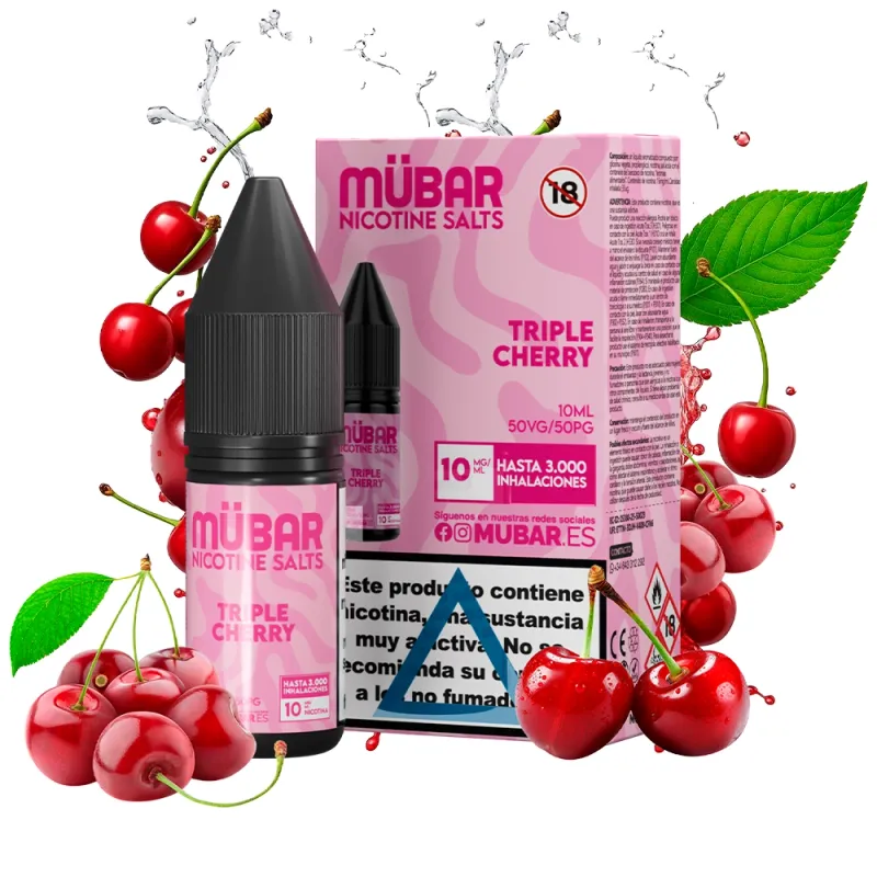 MÜBAR SALTS TRIPLE CHERRY 10ML