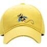 Baseball Cap - Honeybee on Yellow