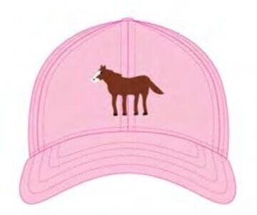 Baseball Cap - Horse on Pink