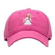 Baseball Cap - Princess on Bright Pink