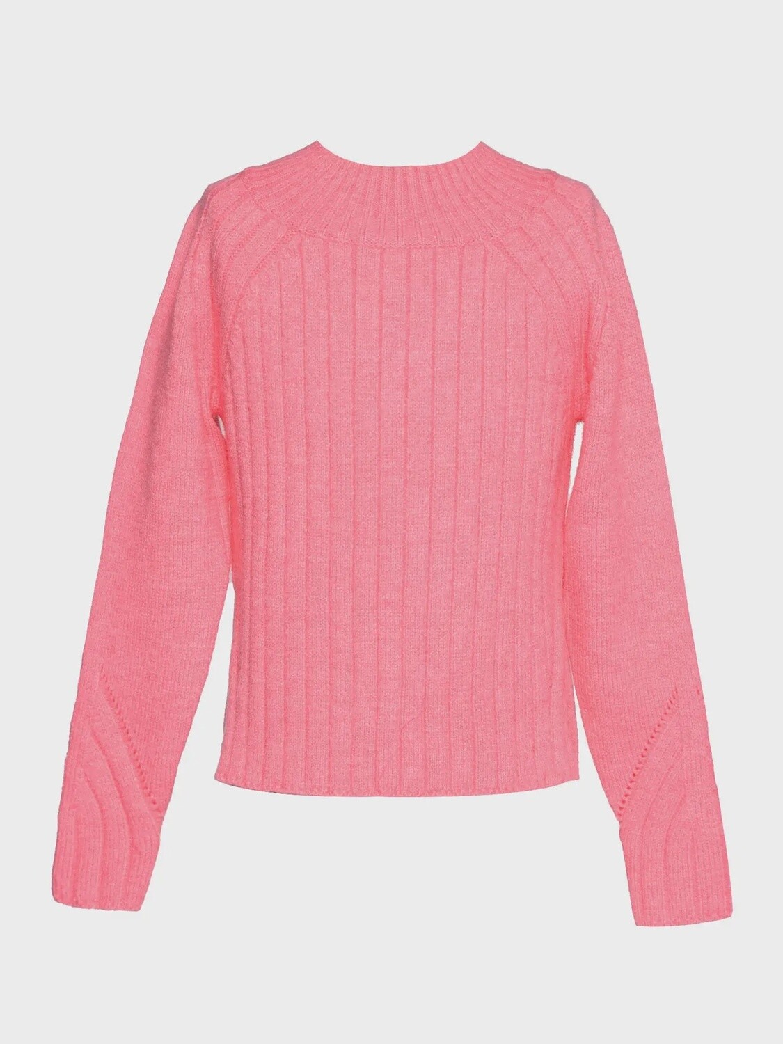 Pink Rib Sweater