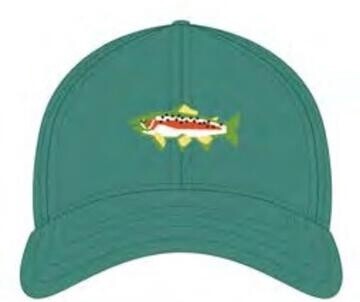 Baseball Cap - Trout on Green