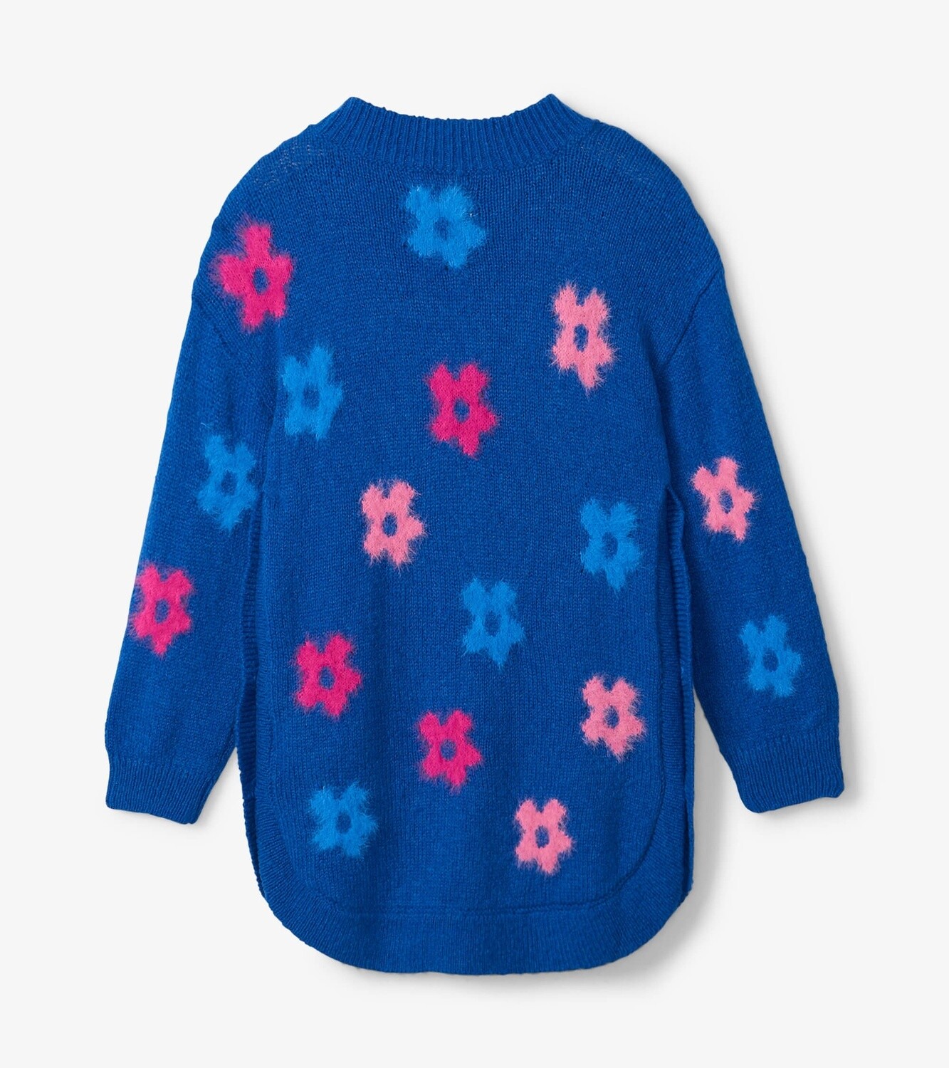 Bold Flowers Sweater Tunic
