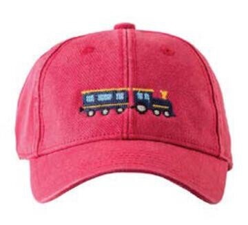 Baseball Cap - Train on Red