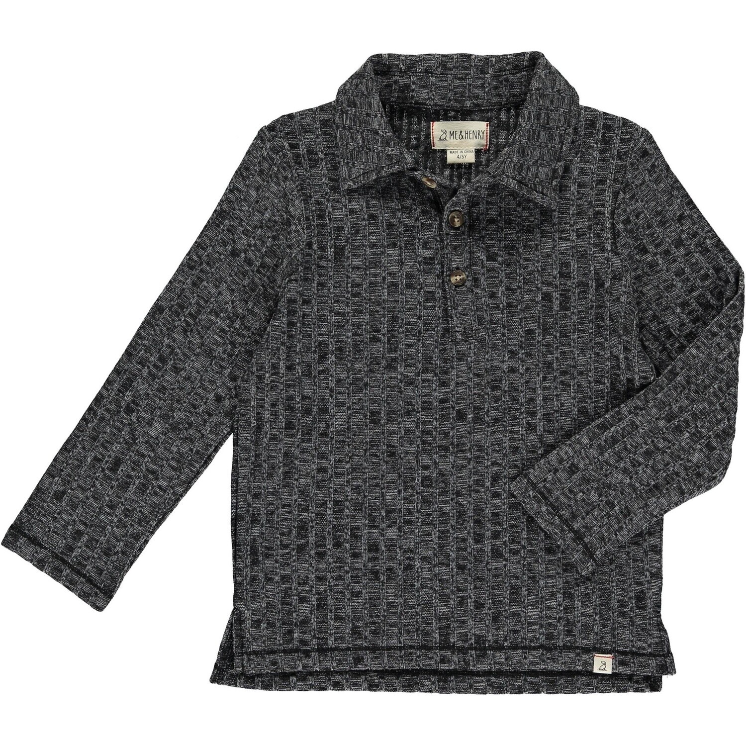 L/S Knit Sweater Polo